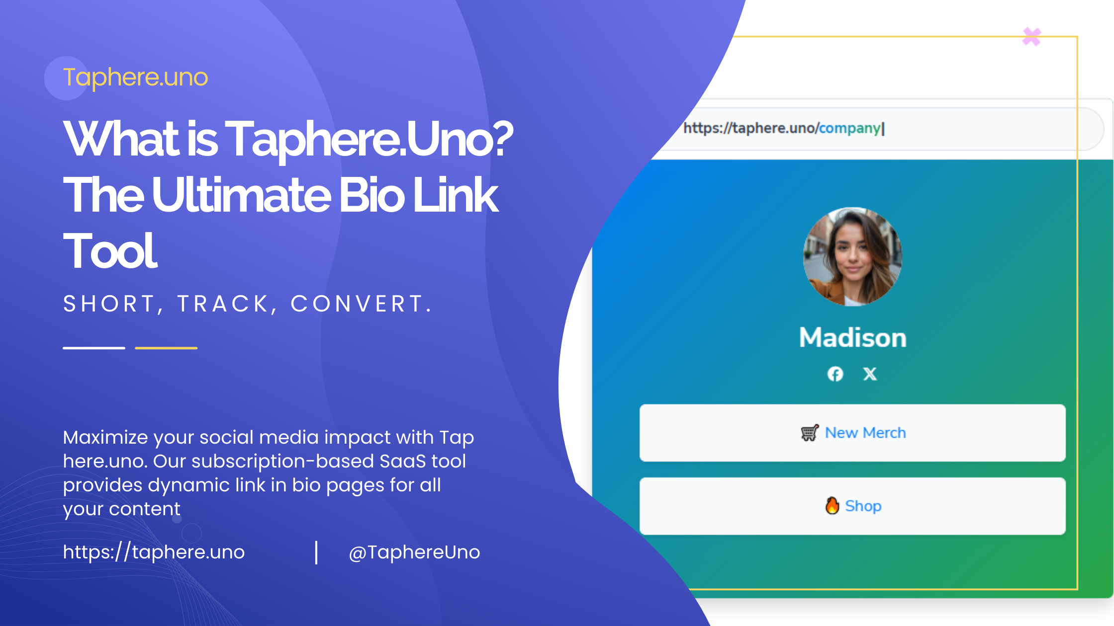 What is Taphere.Uno? The Ultimate Bio Link Tool